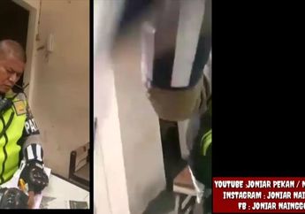 Oknum Polisi Diduga Memasukkan Surat Tilang ke Dalam Mulut Pengendara Wanita, Usai Videonya Viral dan Tersebar, Kasatlantas Angkat Bicara