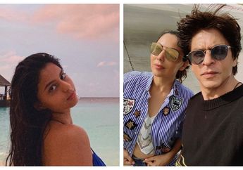 Foto Liburan Shah Rukh Khan Viral, Ekspresi Aneh hingga Kartu ATM Putrinya Jadi Sorotan