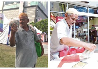 Demi Istrinya yang Sakit, Seorang Kakek Rela Tempuh Perjalanan 100 Kilometer untuk Jualan Ikan Asin!