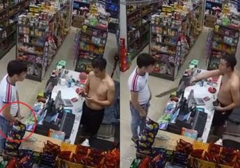 Berniat Merampok, Pria Ini Malah Kabur Saat Ditodong Balik Penjaga Toko Pakai Parang