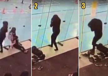 Sudah Jatuh Tertimpa Tangga, Seorang Gadis Harus Menahan Malu dan Sakit Setelah Menabrak Pembatas Kaca Sebanyak 3 Kali!