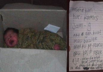 Warga Geger Temukan Bayi dalam kardus, Ibu Kandung Tinggalkan Secarik Pesan Pilu: Anak Saya Mau Dijual Suami, Saya Takut Dia Dibunuh..
