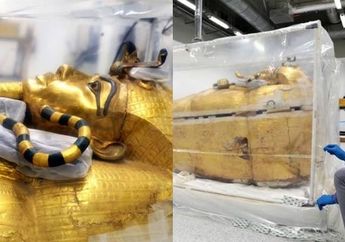 Peti Mati Emas Firaun Tutankhamun Dipindahkan Untuk Pertama Kalinya Setelah Hampir Seabad Ditemukan