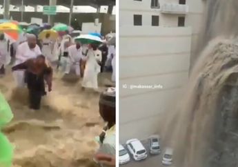 Viral Video Banjir Bandang di Mina Saat Ibadah Haji, Kemenag hingga Aa Gym Pastikan Kabar Itu Hoaks