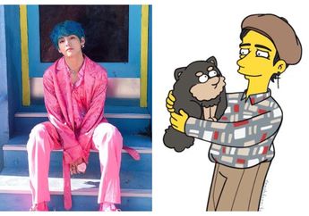 V BTS Ngebet Ingin Jadi Karakter The Simpson, Produser Tanggapi Permintaan sang Idola