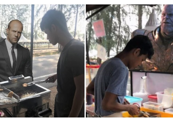 Kios Warung Ayam Ini Viral di Media Sosial Gara-gara Foto Editan dengan Karakter Film Hollywood!