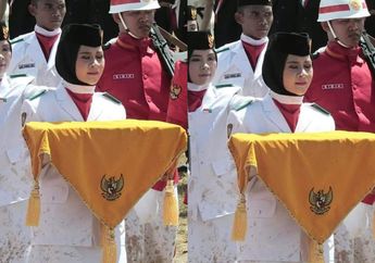 Tertusuk Paku Berkarat Berukuran 7 cm, Paskibra Cantik Asal Sulawesi Ini Tetap Berbaris dan Membawa Baki dengan Ekspresi Menahan Sakit