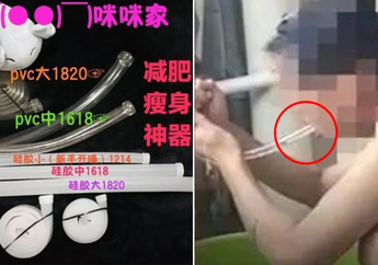 Terobsesi Turunkan Berat Badan, Gadis ini Memasukkan Pipa Plastik ke dalam Mulutnya