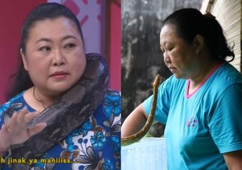Miliki 16 Ekor Ular Raksasa, Wanita Asal Parakan Ini Mengaku Bisa Bicara dengan Hewan Melata Itu