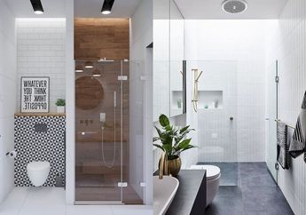 Mudah dan Hemat Budget, Begini Trik Membuat Kamar Mandi Sempit Terlihat Lebih Luas