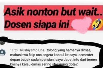 Viral Dosen UNS Tegur Mahasiswa Saat Siaran Langsung DOTA 2, Inilah Kisah Lucu di Baliknya