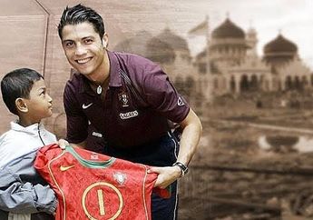 15 Tahun Berselang, Bocah Korban Tsunami Aceh yang Diangkat Anak Ronaldo Akhirnya Bertemu Lagi dengan sang Ayah