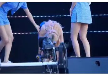 Berulang Kali Terjatuh Sampai Harus Turun Panggung, Jiho Oh My Girl Buat Fans Khawatir!