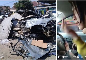 Sempat Bercanda Soal Kecelakaan, Sekelompok Muda-mudi Alami Tabrakan Hebat Usai Rekam Kondisi di Mobil