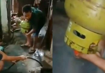 Viral, Video Dua Pemuda Yogyakarta Terbakar Usai Unboxing Tabung Gas Elpiji 3 Kg! Ingin Membuktikan Isinya Air