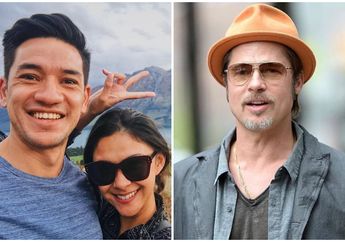 Foto Bareng Brad Pitt, Andrew White Disebut Lebih Tampan dari sang Aktor Hollywood