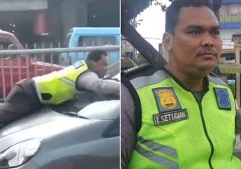 Viral Video Polisi Nempel di Kap Mobil Mirip Aksi Ala Film Holywood, Begini Akhir Kisahnya
