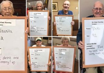 Tak Mau Menua Sia-sia, Kakek Nenek di Panti Jompo Ini Buat Quotes Viral yang Berhasil Bikin Baper Para Anak Muda