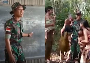 Kisah Prada Budi, Suku Anak Dalam yang Dulu Tinggal di Hutan dan Belajar dengan Daun dan Arang, Kini Sukses Jadi TNI dan Mengabdi di Perbatasan