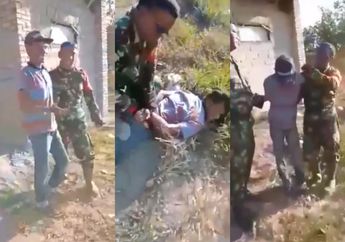 Viral! Pelaku Pembakaran Hutan dan Lahan di Kalimantan Justru Cengengesan dan Tak Merasa Bersalah Saat Dibekuk Anggota TNI