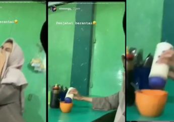 Viral, Video Dua Mahasiswi Iseng Tuang Garam di Mangkok Sambel Warung Sambil Tertawa, Aksinya Buat Netizen Geram