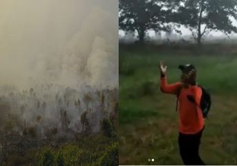 Haru, Pekik Girang Para Petugas Pembasmi Karhutla Saat Kalimantan Diguyur Hujan: Terima Kasih Ya Tuhan! Matilah Kalian Semua Api!