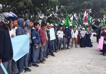 Mahasiswa Tolak Puluhan Siswa SMK yang Ingin Ikut Demo Hari Ini
