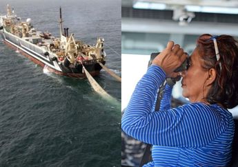 Nurani Susi Pudjiastuti Terusik Lihat Kapal Pemancing Ikan Terbesar Kedua di Dunia Mampir di Laut Inggris