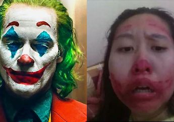Pengennya Viral Usai Demam Film Joker, Wanita Ini Justru Menyesal Usai Pakai Make Up Ala Joker, Ini Penyebabnya