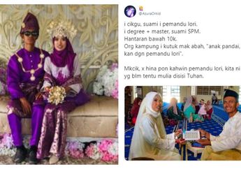 Meski Jadi Bahan Gunjingan Tak Menyulutkan Niat Wanita Bergelar S2 Ini Menikah dengan Supir Truk