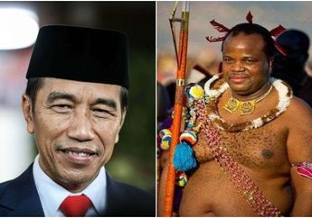 Hadirnya Raja Mswati yang Punya Istri 15 Saat Pelantikan Presiden Curi Perhatian Publik