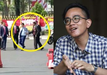 Aksi Kocak Paspampres Refleks Tarik Baju Gibran Rakabuming Terekam Kamera, Sang Putra Sulung Presiden Nyelonong Barikade Petugas untuk Susul Bapaknya
