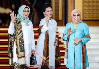 Digembar-gemborkan Tenteng Tas Harmes Buatan Luar Seharga Rp 672 Juta, Wury Estu Istri Kedua Ma'ruf Amin Tenyata Pakai Tas Kulit Buaya Buatan Lokal!