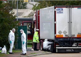  39 Mayat di Temukan Berada di Dalam Truk Kontrainer : Jenazah Diduga Imigran