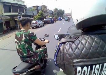 Polisi Militer Hentikan Pengendara Berjaket TNI, Inilah Larangan Warga Menggunakan Atribut TNI, Bisa Kena Pasal 378