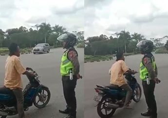 Tak Mau Ditilang Setelah Terjaring Operasi Zebra, Pria ini Pura-pura Kesurupan di Depan Polisi