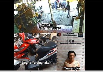 Pura-pura Isi Angin Ban Motor, Ayah Suruh Anaknya yang Masih di Bawah Umur Ambil HP Tukang Tambal Ban, Diringkus Setelah Aksinya Terekam CCTV!