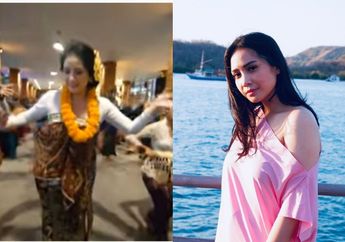 Berkunjung ke Desa Wisata, Intip Lemah Gemulainya Nagita Slavina saat Menari Tradisional Bali