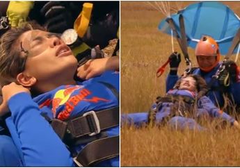 Biasa Ceplas-ceplos dan Nyinyirin Orang Lain, Nikita Mirzani Kepergok Merengek Ketakutan sampai Nangis dan Terkapar Saat Terjun dari Ketinggian 10.000 Kaki!