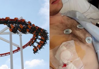 Naik Wahana Roller Coaster, Keesokan Harinya Pemuda ini Ditemukan Bersimbah Darah dan Jantungnya Hampir 'Meledak'