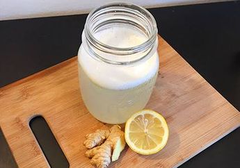 Perut Rata Tanpa Selulit dengan Minum Air Jahe dan Lemon Saat Bangun Tidur. Begini Cara Buatnya!