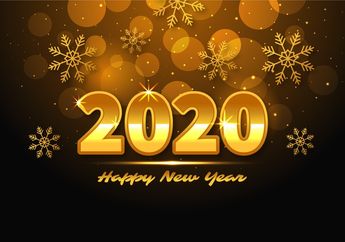 5 Gambar Ucapan Selamat Tahun Baru 2020 dalam Bahasa Inggris, Langsung Bisa Didownload dan Dikirim Via Whats App, Instagram dan Facebook