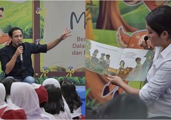 Peringati Hari Dongeng Nasional, Franka Nadiem Makarim Mendongeng untuk Anak Sekolah Dasar