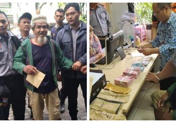 Pengemis Tajir di depan Bank Tertangkap, Di dalam Tasnya Berisi Jumlah Uang yang Menghebohkan! Sekuriti Ungkap Fakta yang Mengagetkan