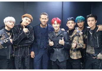 Terbang ke Korea Selatan, Ryan Reynolds Ngaku Gabung EXO! 
