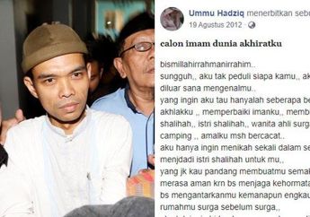 11 Tahun Rumah Tangganya Kandas, Istri Ustaz Abdul Somad Pernah Berangan Hanya Menikah Sekali: dalam Tangis Aku Memohon, Kelak Wanita Hina Ini Dianugerahkan Laki-laki Soleh..