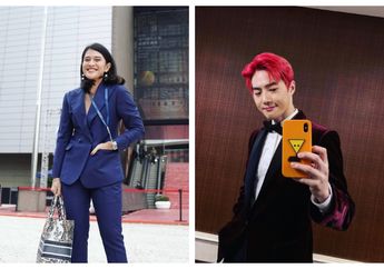 5 Momen Dian Sastro Bertemu Suho EXO di IFFAM 2019, Setia di Belakangnya hingga Diberi Senyuman Manis!