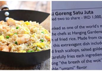 Bikin Melongo! Seorang Youtuber Rela Makan Nasi Goreng Harga Rp 1 Juta, Terungkap Ini yang Bikin Harganya Fantastis