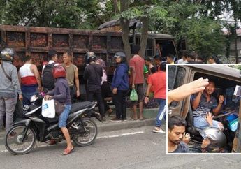 Kecelakaan Maut di Medan: Bocah 7 Tahun Tewas Kesenggol Truk, Kaki dan Perut Sobek, Warga Kepung Sang Pengemudi