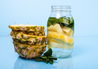 Tidak Suka Rasa Air Putih, Coba Saja Rendaman Buah Nanas di Air Panas Ini dan Rasakan Manfaatnya, Salah Satunya Bantu Turunkan Berat Badan